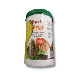 Barattolo di alimento per tartarughe Allpet Luna 110g gammarus 100 percento per tartarughe acquatiche