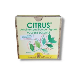 Confezione Citrus concime specifico per agrumi polvere solubile contro carenze e ingiallimenti