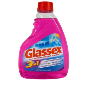 Flacone Glassex 3in1 vetri e multiuso con aceto e speed alcool 625ml