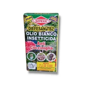 Confezione Sepran Olio Bianco Insetticida Anti Cocciniglia Diefesan TBZ per protezione piante