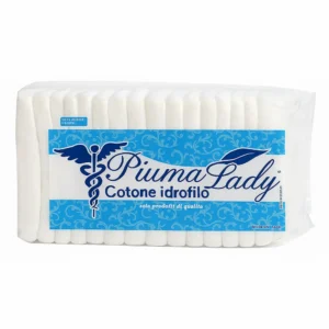 Confezione di Piuma Lady Cotone Idrofilo da 80g dermatologicamente testato