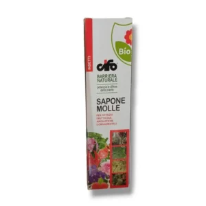 Sapone molle per piante Cifo Bio, barriera naturale contro insetti, afidi e cocciniglie, flacone da 500 ml.